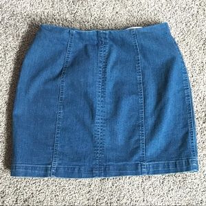 Denim Mini Skirt